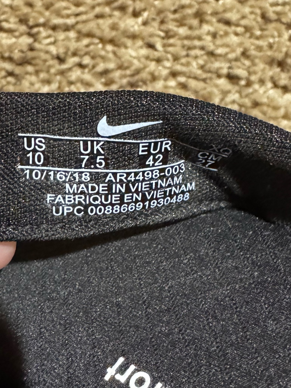 Nike Women's Ultra Comfort Flip Flop Sandals 10 - Picture 5 of 5